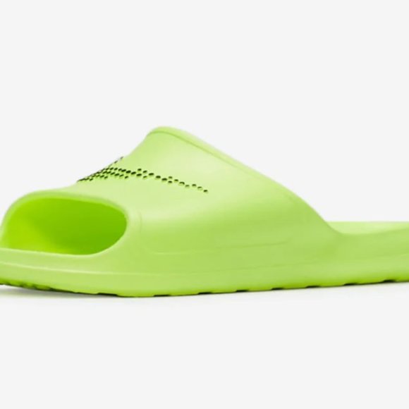 Nike Air Victori One Shower Slide Sandals CZ5478-700 Volt / Glow Green - Picture 4 of 6